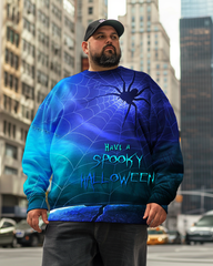 Men's HAVE A SPOOKY HALLOWEEN Plus Size Sweatshirts