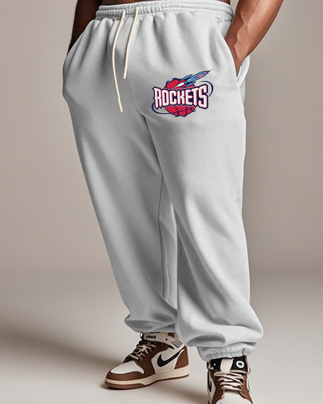 Sweat à capuche grande taille pour homme Houston Rockets