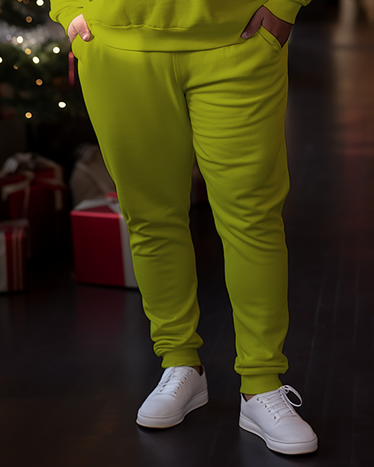 Men's How Grinch Stole Christmas Face Plus Size Sweatshirts