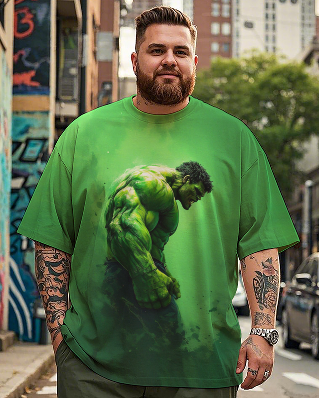 Hulk Men's Plus Size Short Sleeve T-Shirt