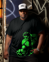 Men's Hulk Plus Size Short Sleeve T-Shirt