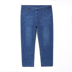 Plus Size Men's Loose Straight Jeans