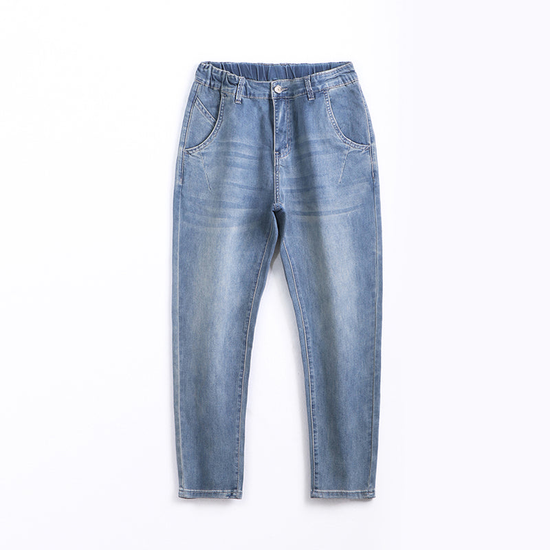 Jean ample extensible à la cheville pour hommes de grande taille 