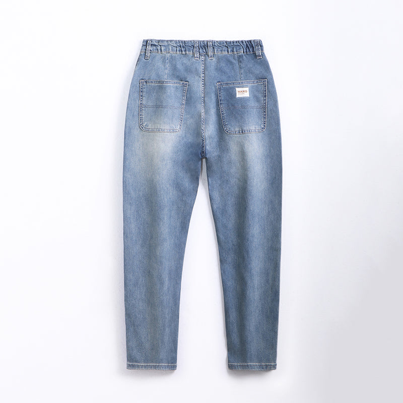 Jean ample extensible à la cheville pour hommes de grande taille 