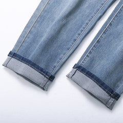 Jean ample extensible à la cheville pour hommes de grande taille 