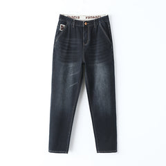 Lyocell-Jeans für Herren in Übergröße, lockere Jeans, Frühlings-Jeans 