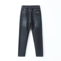 Lyocell-Jeans für Herren in Übergröße, lockere Jeans, Frühlings-Jeans 