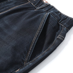 Lyocell-Jeans für Herren in Übergröße, lockere Jeans, Frühlings-Jeans 