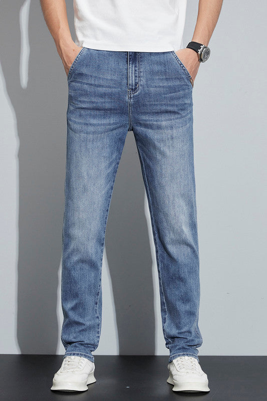 Übergröße Herren Klassische Stretch Slim Jeans,Skinny Jeans 