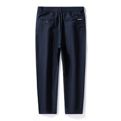 Plus Size Men's Casual Ankle Pants, Tapered Pants