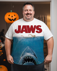 Men's Jaws Plus Size T-Shirt