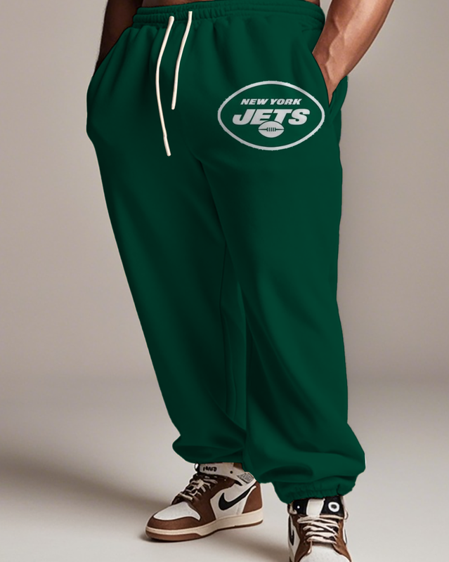 Jets Men's Plus Size Hoodie