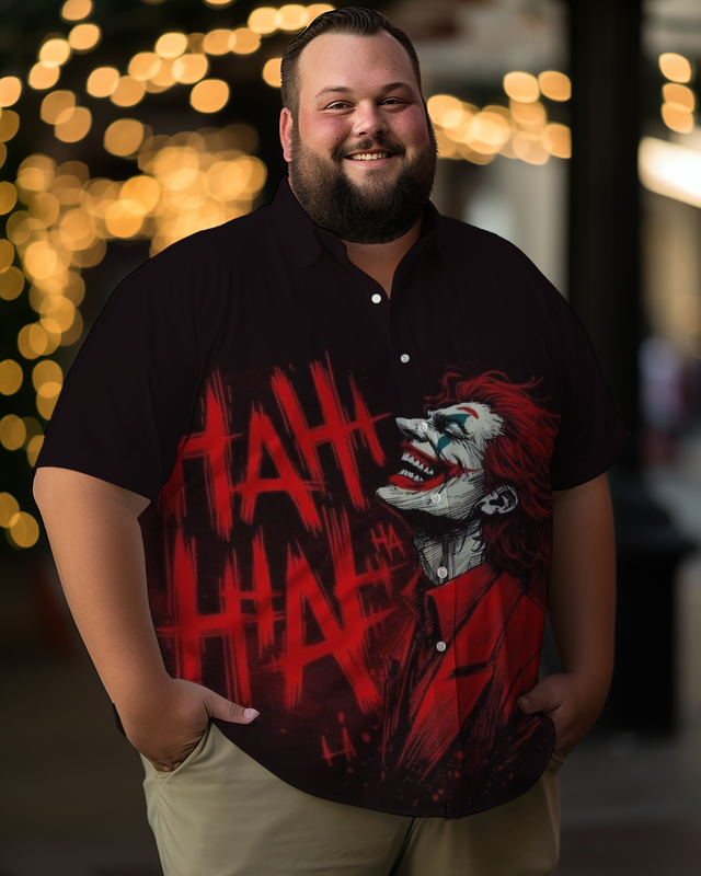 Men's The Joker Plus Size Short Sleeve Shirt