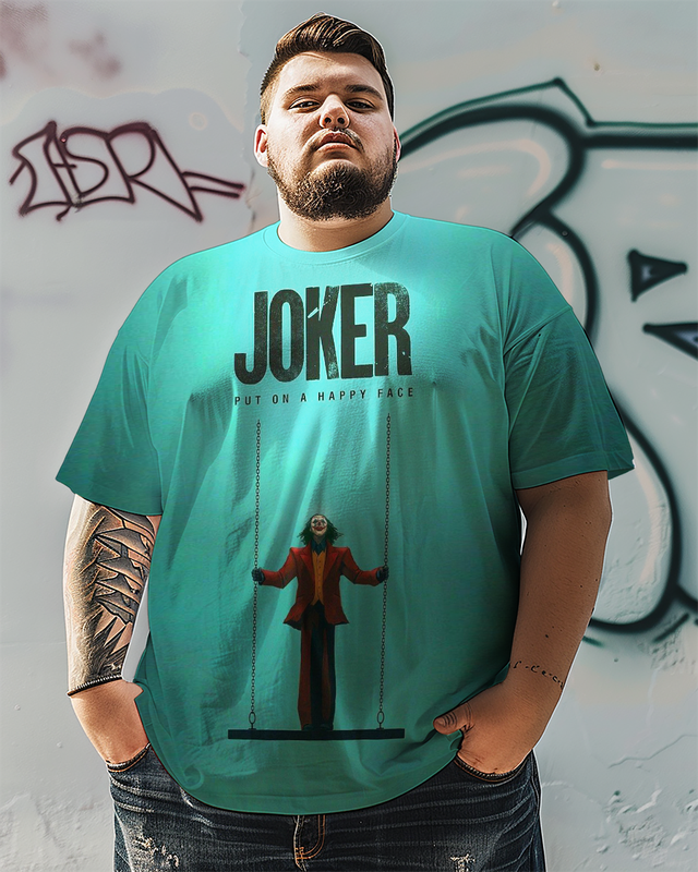 Men's Joker joster Plus Size T-Shirt