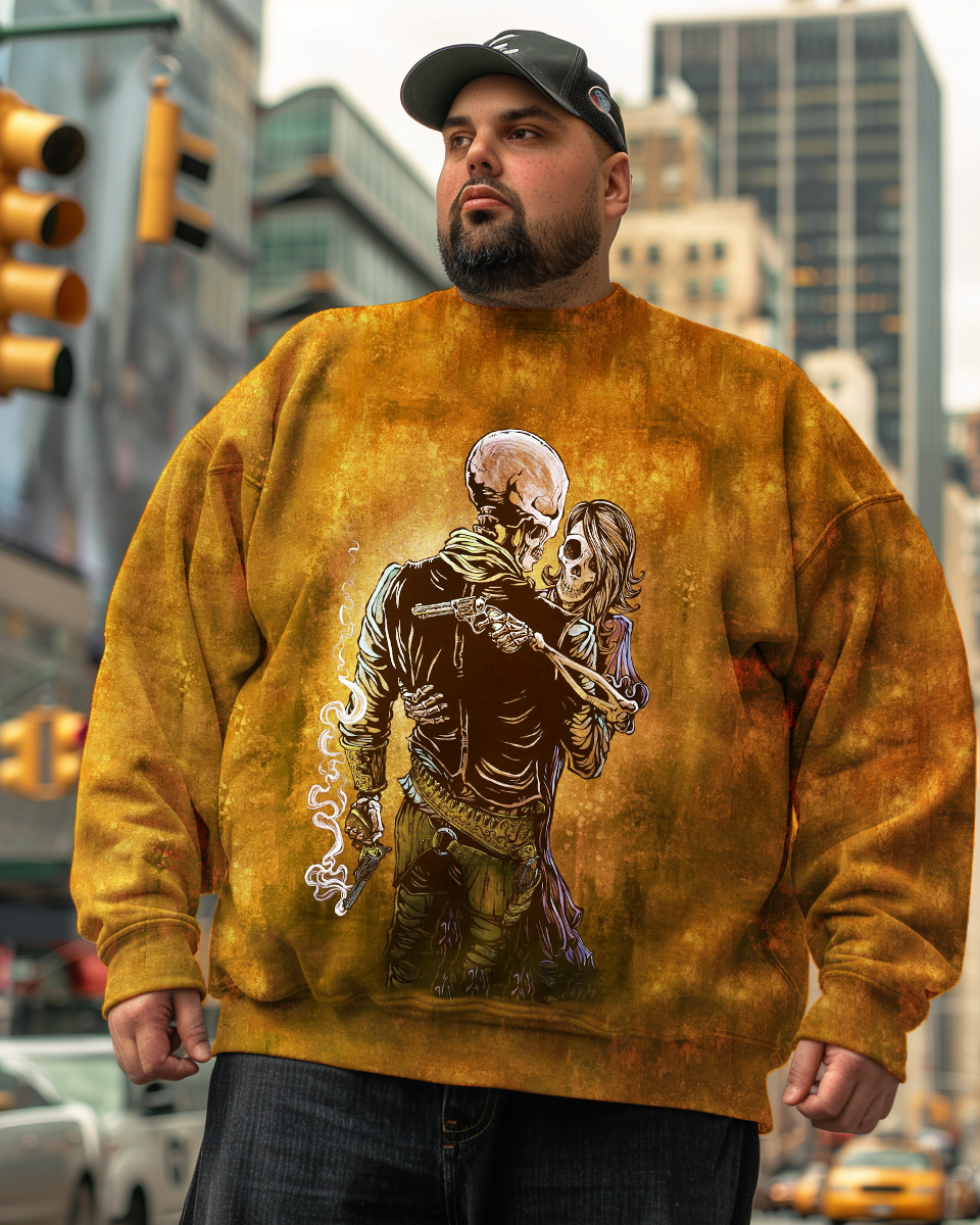 Men's LOVE  TRUST  AND A REVOLVE Plus Size Sweatshirts