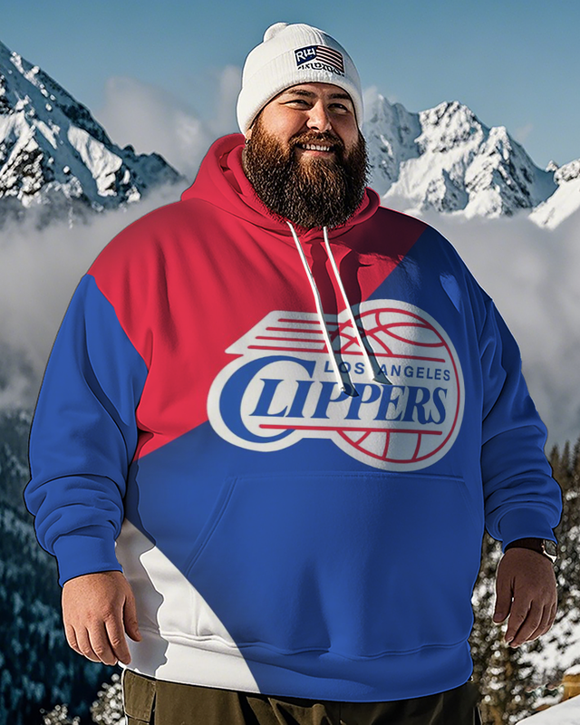 Men's Los Angeles Clippers Plus Size Hoodie