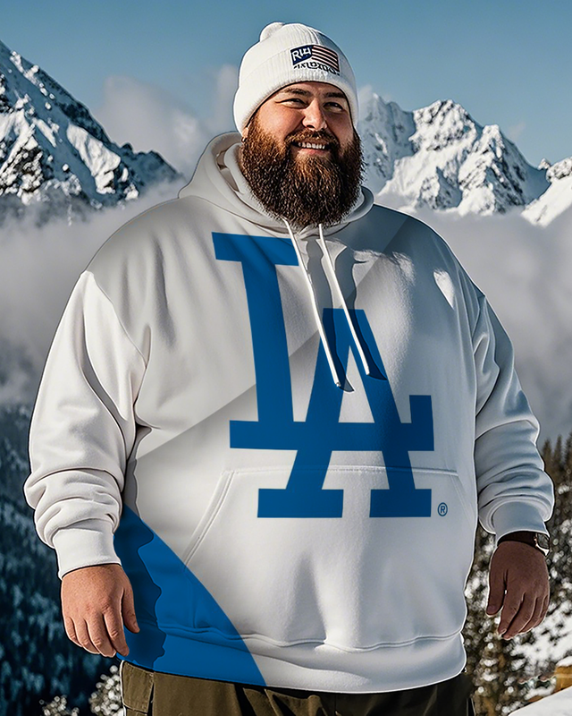 Sweat à capuche grande taille pour homme des Dodgers de Los Angeles