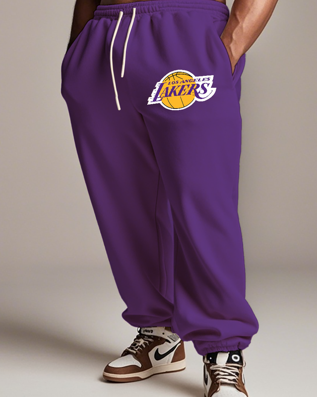 Los Angeles Lakers-Hoodie für Herren in Übergröße