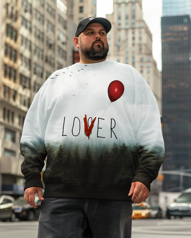 Men's Lover Plus Size Sweatshirts