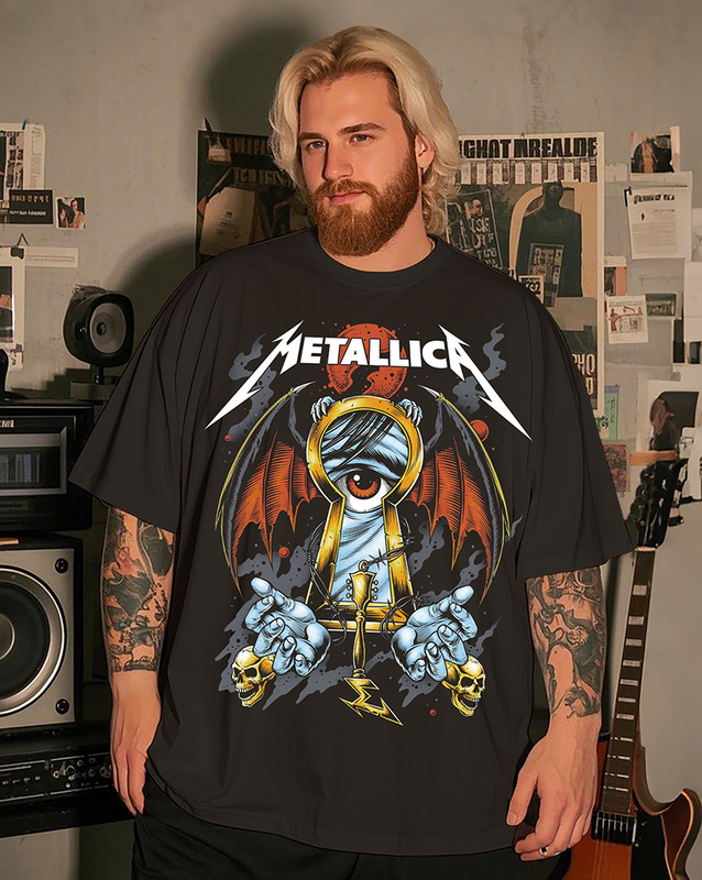 Metallica All Within My Hands Men's Plus Size Short Sleeve T-Shirt