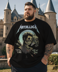 Metallica Sad But True Herren-T-Shirt in Übergröße, kurzärmelig