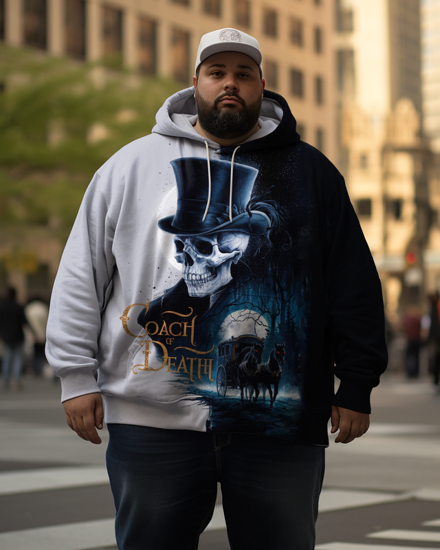 Sweat à capuche grande taille MR.Halloween pour homme