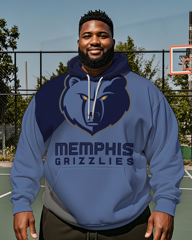 Memphis Grizzlies-Kapuzenpullover für Herren in Übergröße