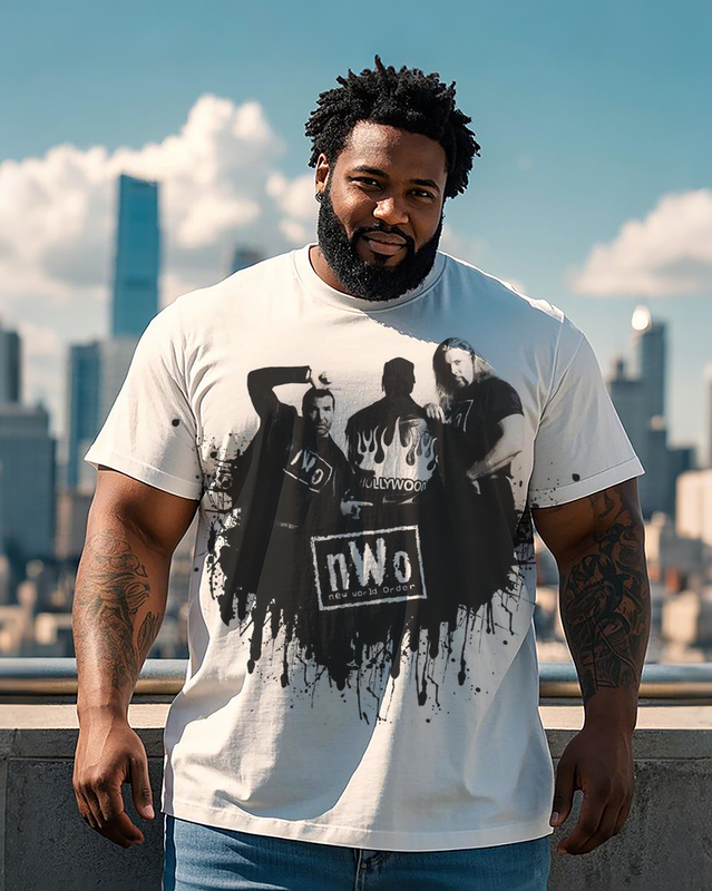 NWO Men's Plus Size Short Sleeve T-Shirt