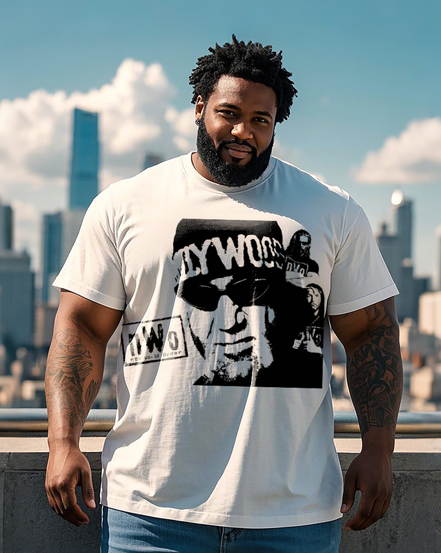 NWO Men's Plus Size Short Sleeve T-Shirt