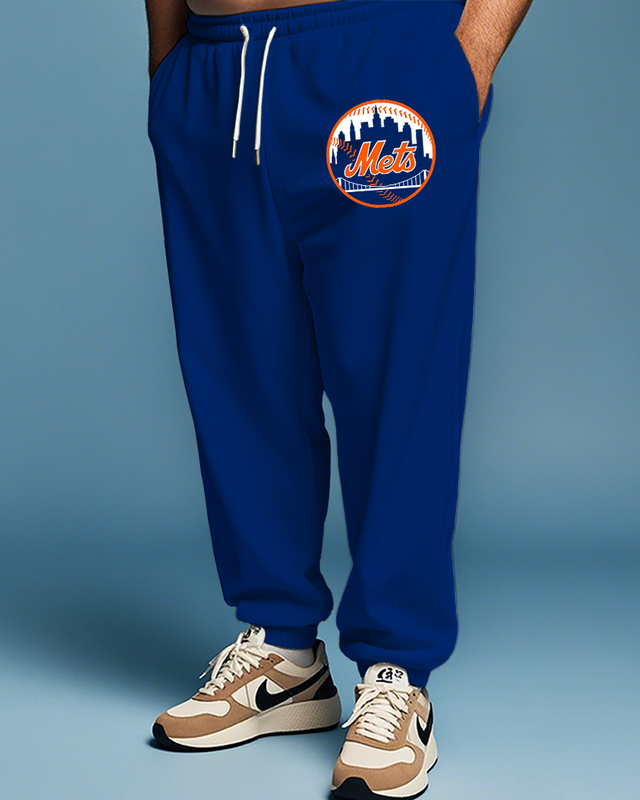 Sweat à capuche grande taille pour homme des New York Mets