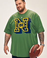 T-shirt à manches courtes pour hommes de grande taille de l'Université Notre Dame