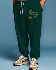 Sweat à capuche grande taille pour homme Oakland Athletics