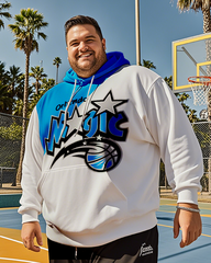 Sweat à capuche grande taille pour homme Orlando Magic