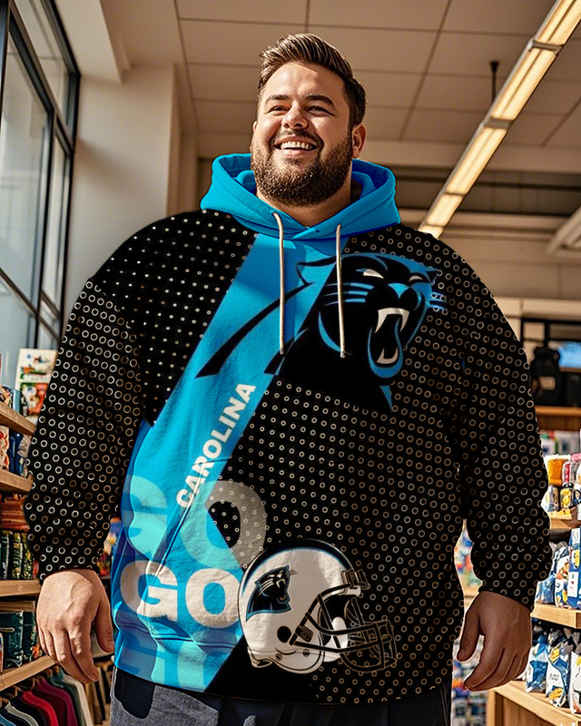 Sweat à capuche grande taille pour homme Panthers