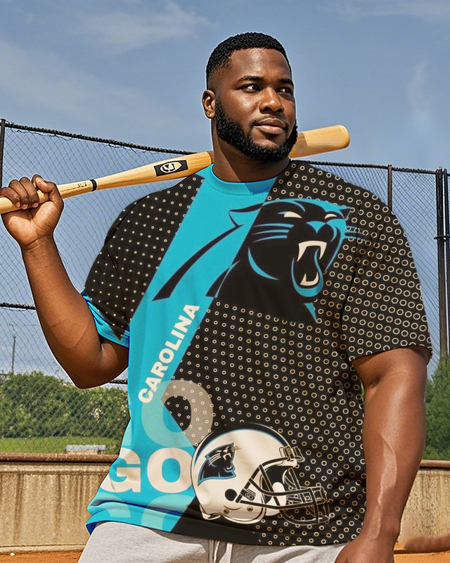 Panthers Men's Plus Size Short Sleeve T-Shirt