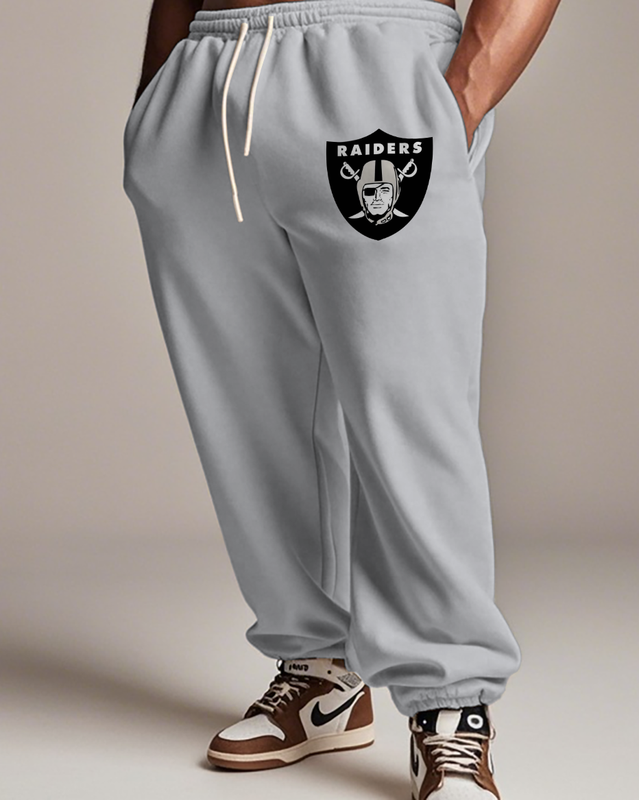 Sweat à capuche grande taille pour homme Raiders