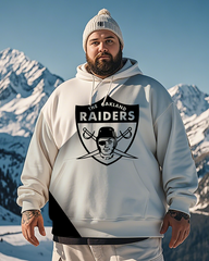 Raiders-Kapuzenpullover für Herren in Übergröße