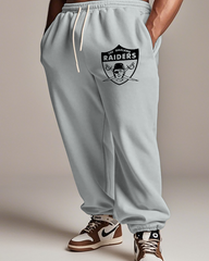 Sweat à capuche grande taille Raiders pour hommes