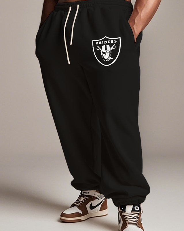 Sweat à capuche grande taille Raiders pour hommes