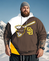 San Diego Padres-Kapuzenpullover für Herren in Übergröße