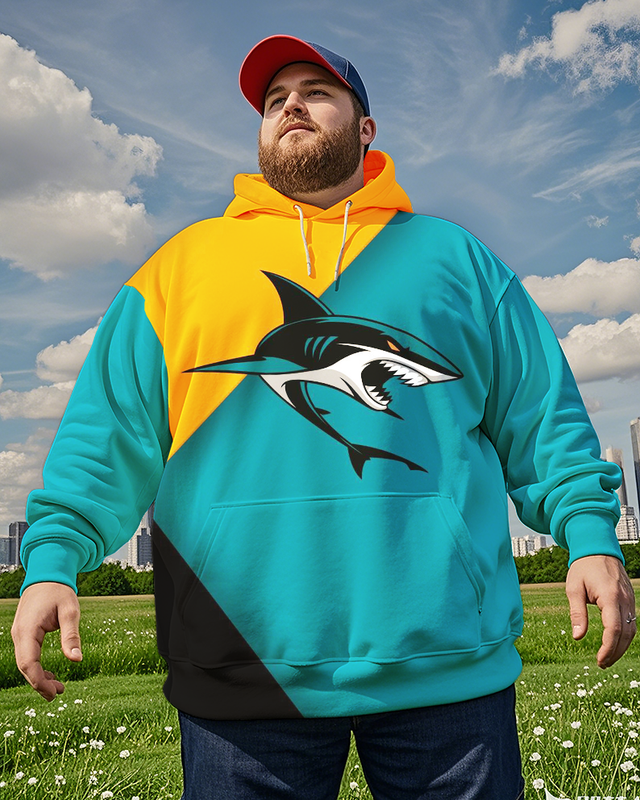 Sweat à capuche grande taille pour homme des Sharks de San Jose