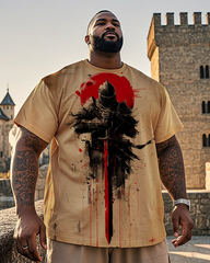 T-shirt à manches courtes Spartan pour homme, grande taille