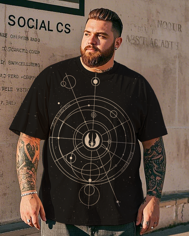 T-shirt à manches courtes pour homme Star Wars grande taille