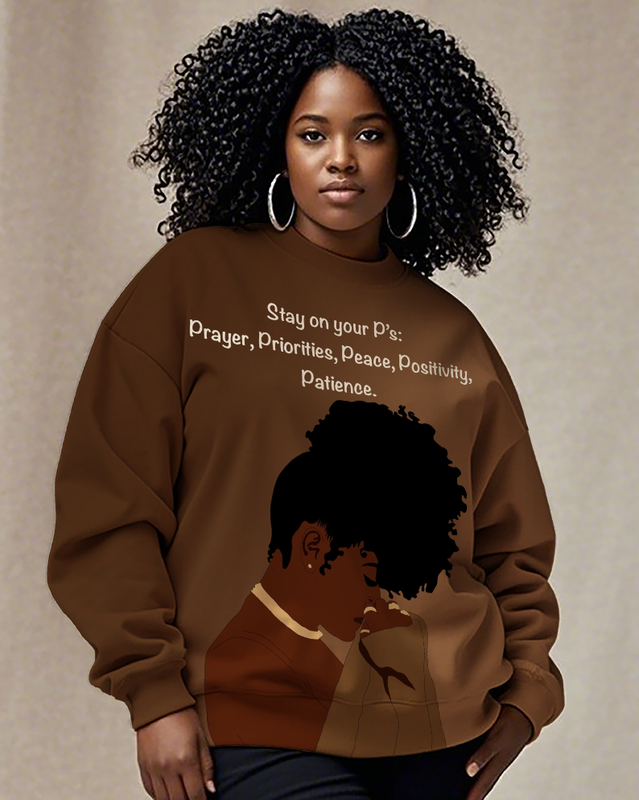 Stay On Your P's Women's Plus Size Sweatshirts