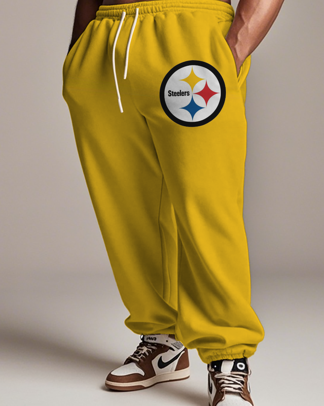 Sweat à capuche grande taille pour homme des Steelers