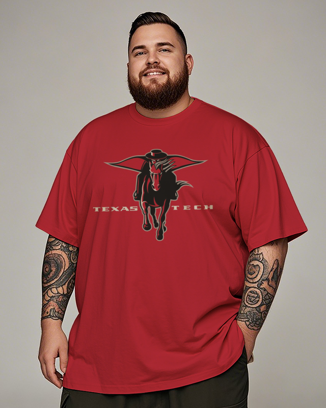 Texas Tech Men's Plus Size Short Sleeve T-Shirt