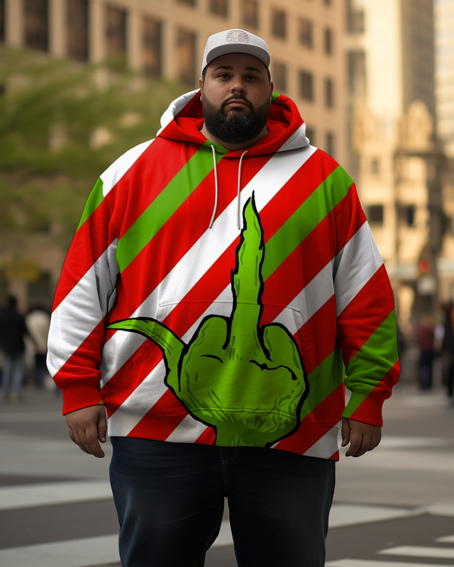 Men's The Christmas Grinch Plus Size Hoodies