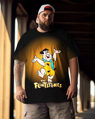 T-shirt à manches courtes pour homme The Flintstones grande taille