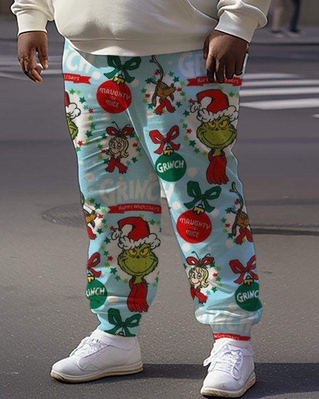 Sweat-shirts et pantalons de Noël grande taille pour hommes The GRINCH Stole