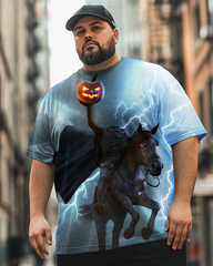 T-shirt grande taille pour homme Le Cavalier sans tête